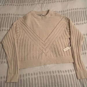 New w/ tags Moon Crop Sweater